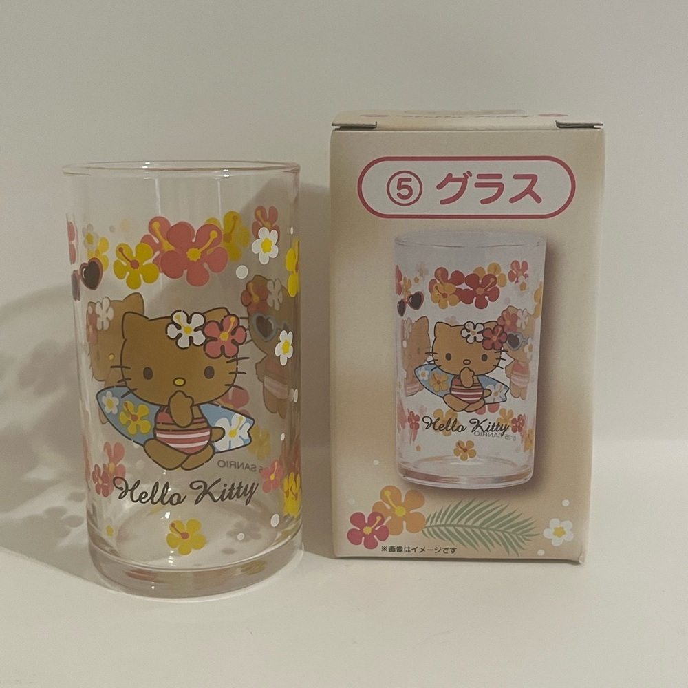 Hello Kitty Tan Kuji Glass Cup